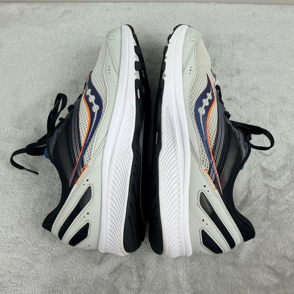 Saucony Cohesion 15 Men's Running Shoes Gray Black Orange S20701-15 Size‎ 12